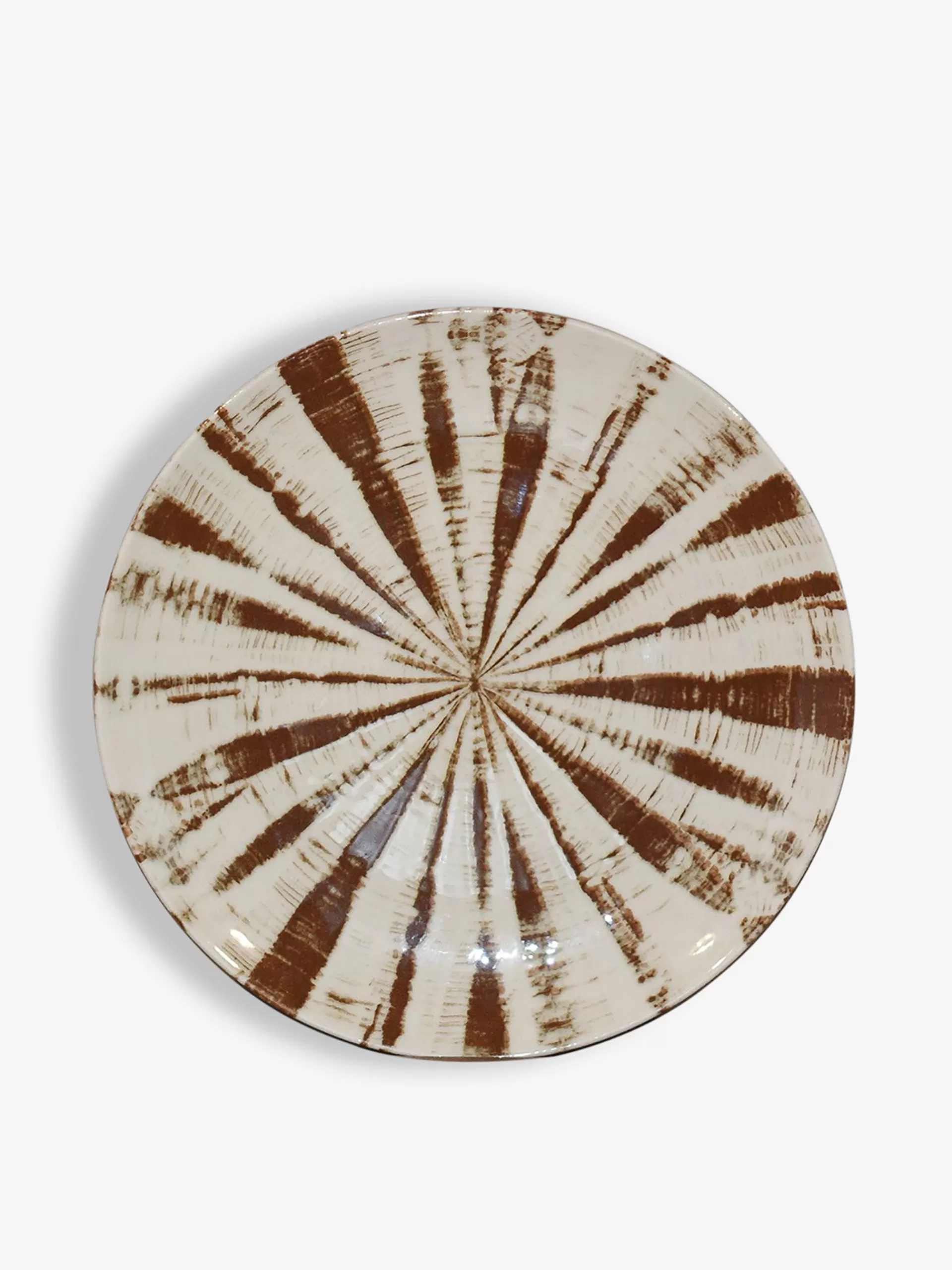 Assiette Stripe Brown M<BENSIMON Cheap