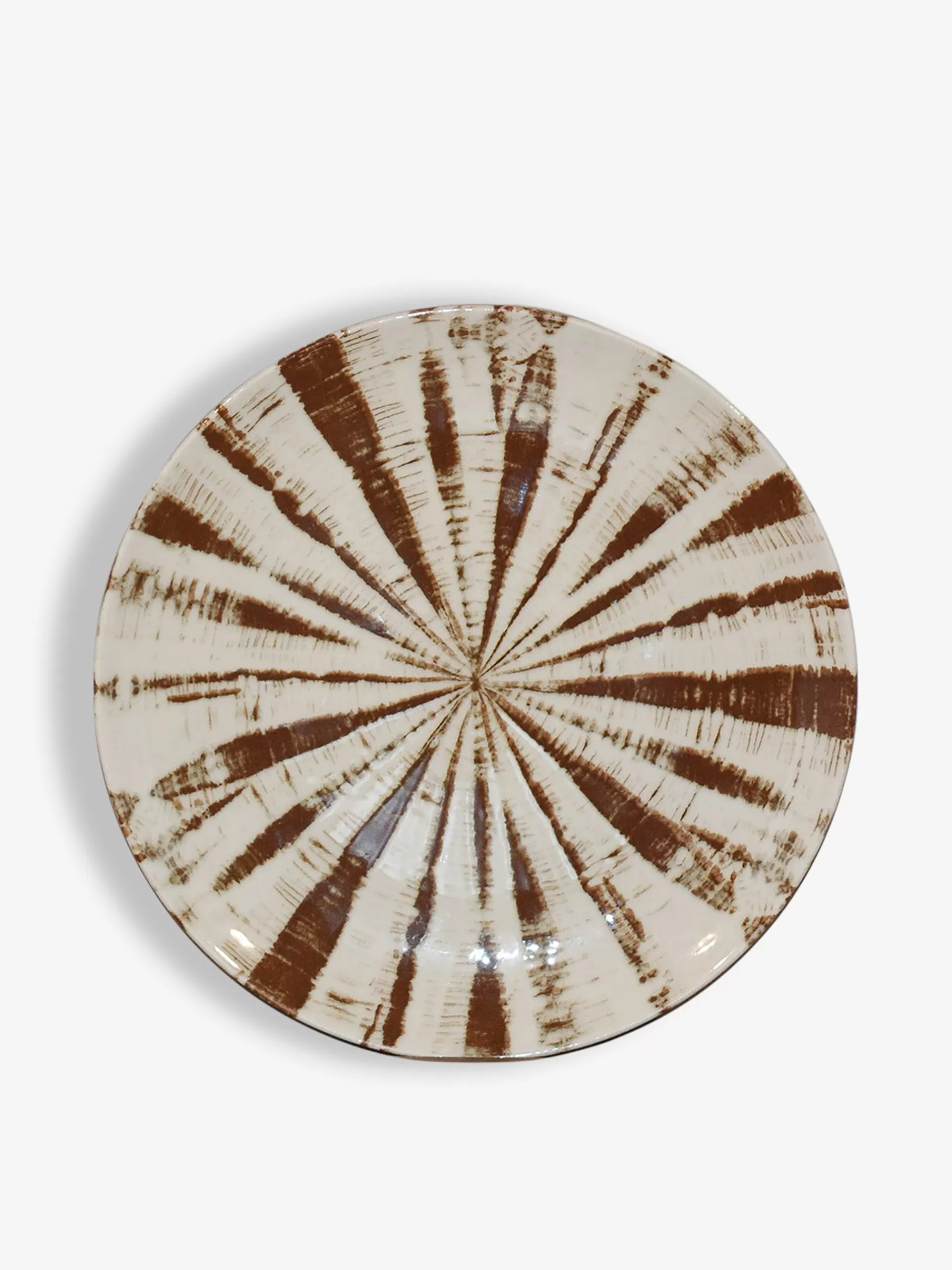 Assiette Stripe Brown S<BENSIMON Cheap