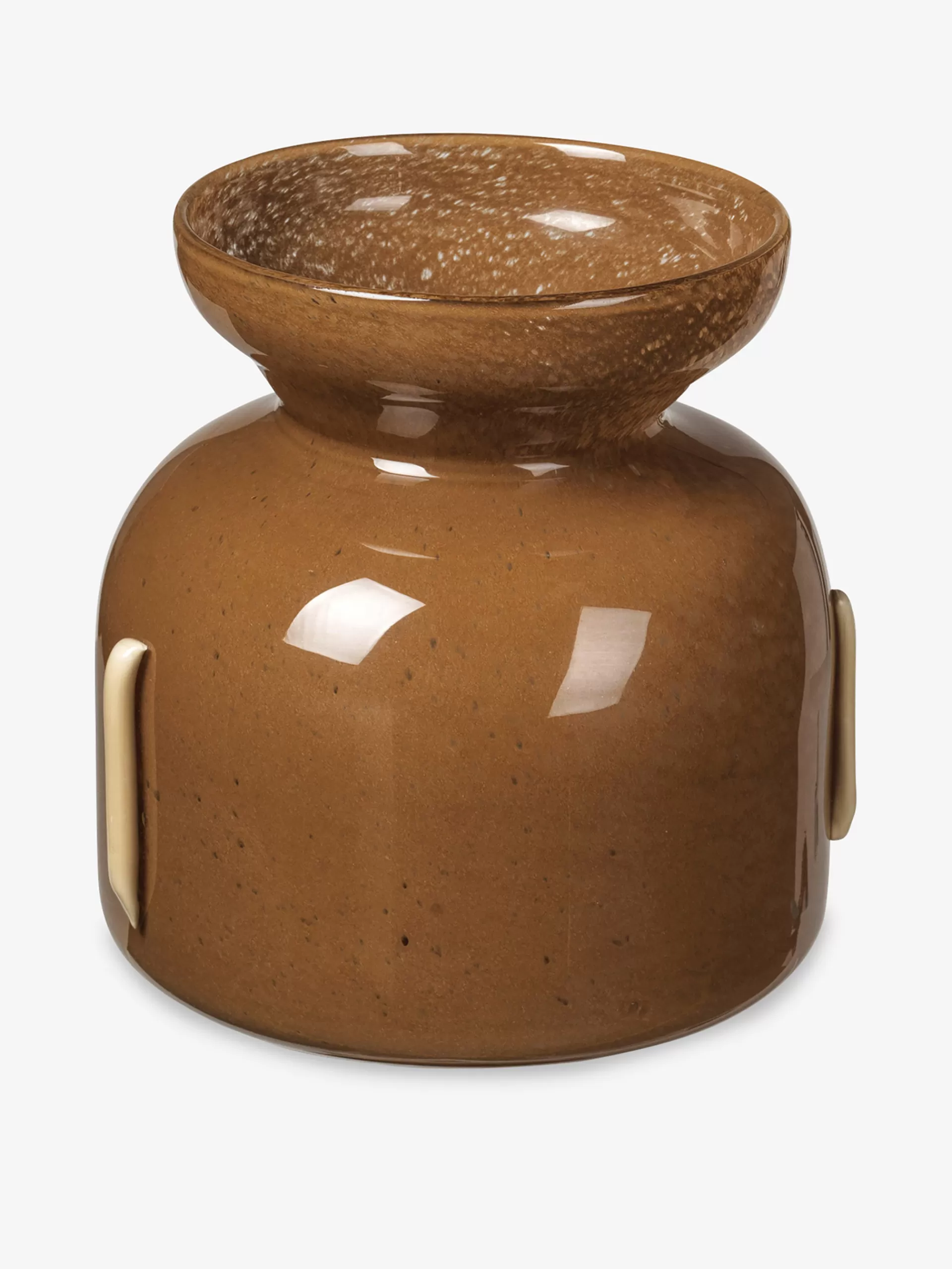 Blown Glass Vase Choco S<BENSIMON Hot