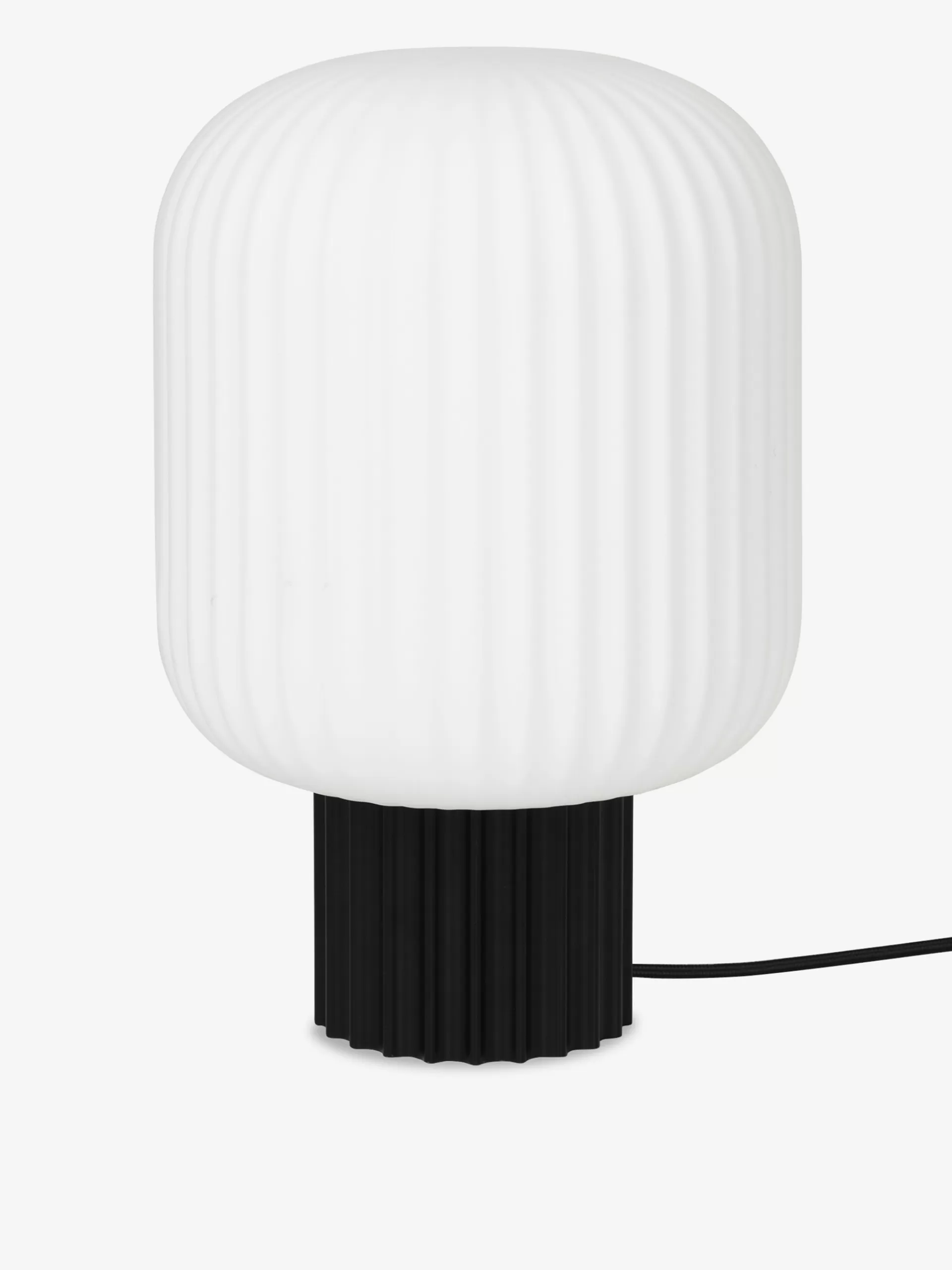 Lampe Opaline Striee Base Noire<BENSIMON Outlet