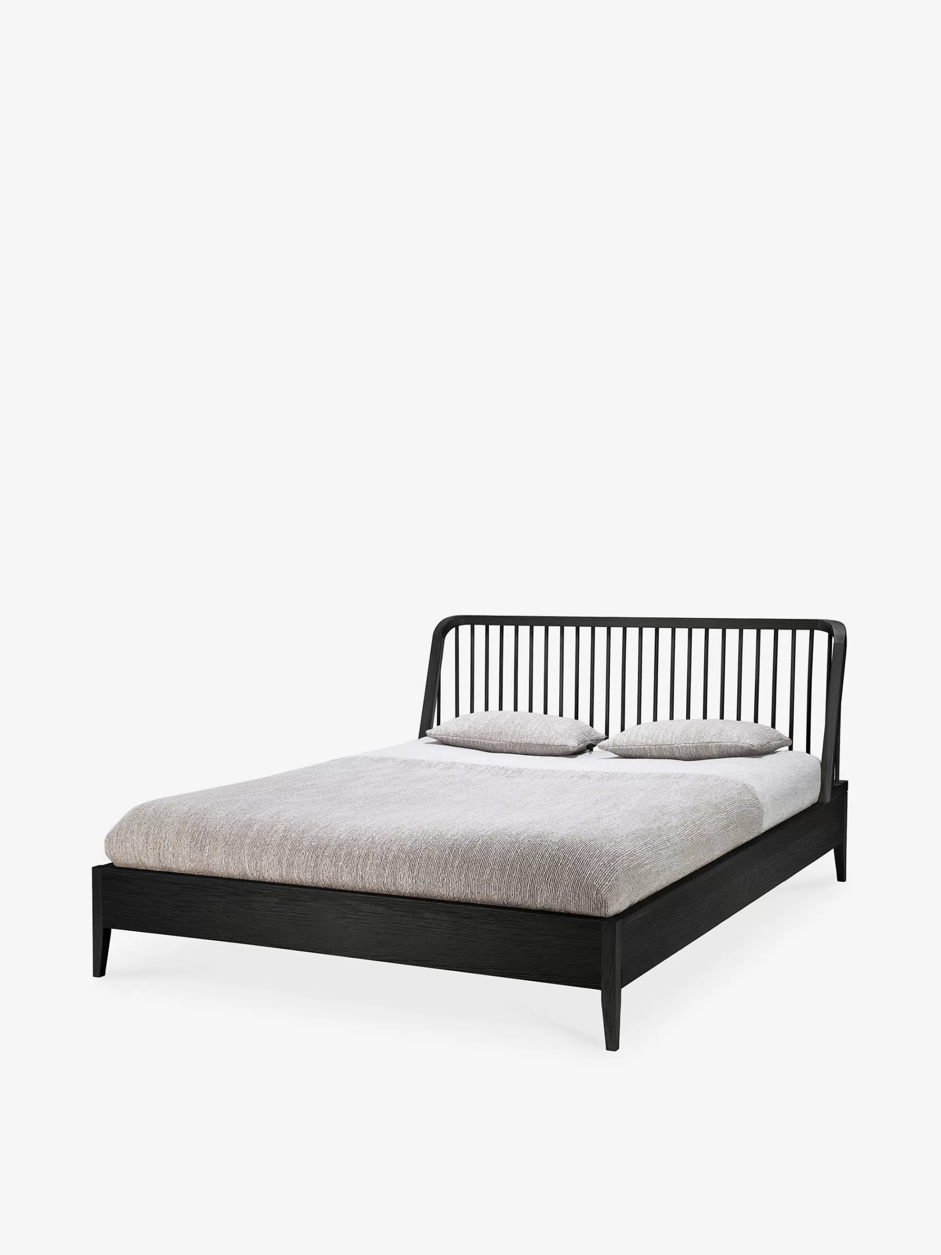 Lit Spindle En Chene Noir - 180/200 Cm<BENSIMON Discount