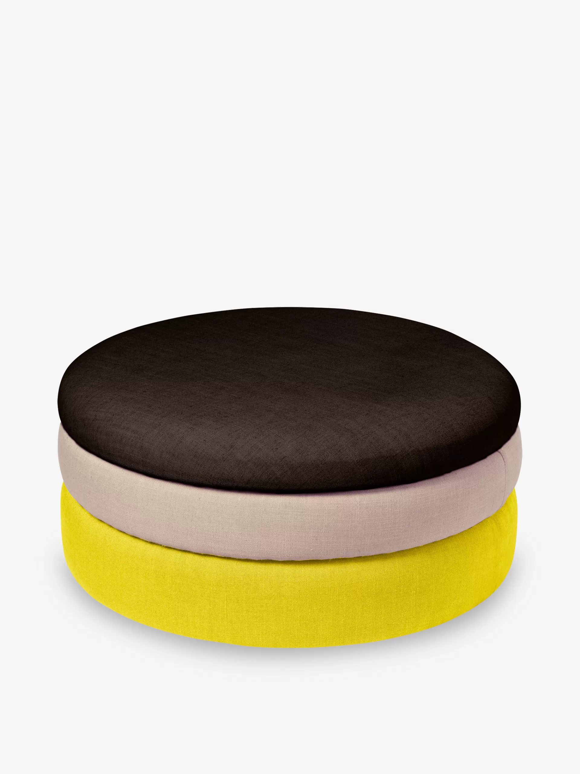 Pouf Bas Choco Rose <BENSIMON Store