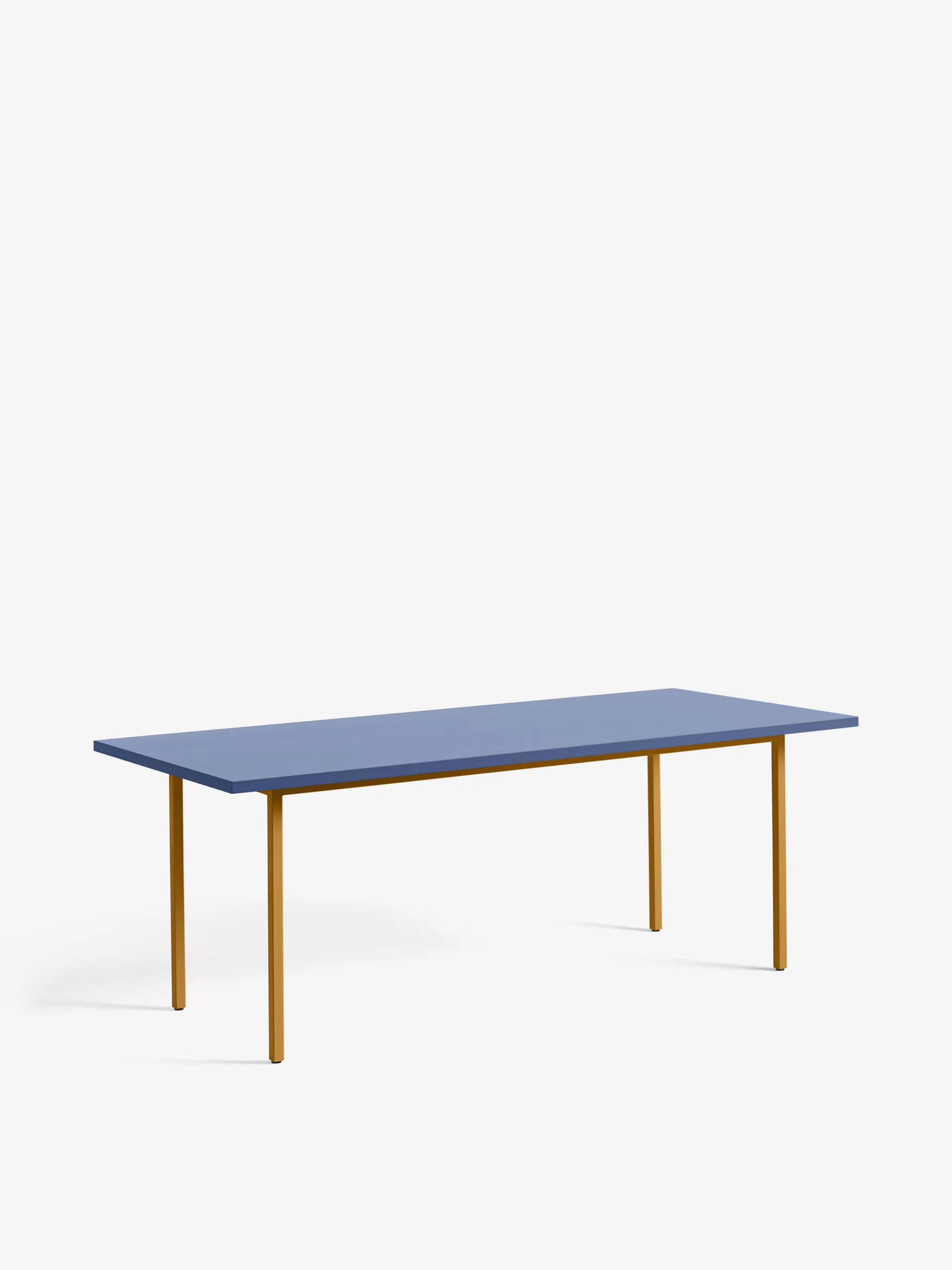 Table Bicolore Bleu Pied Ocre200x90<BENSIMON Cheap