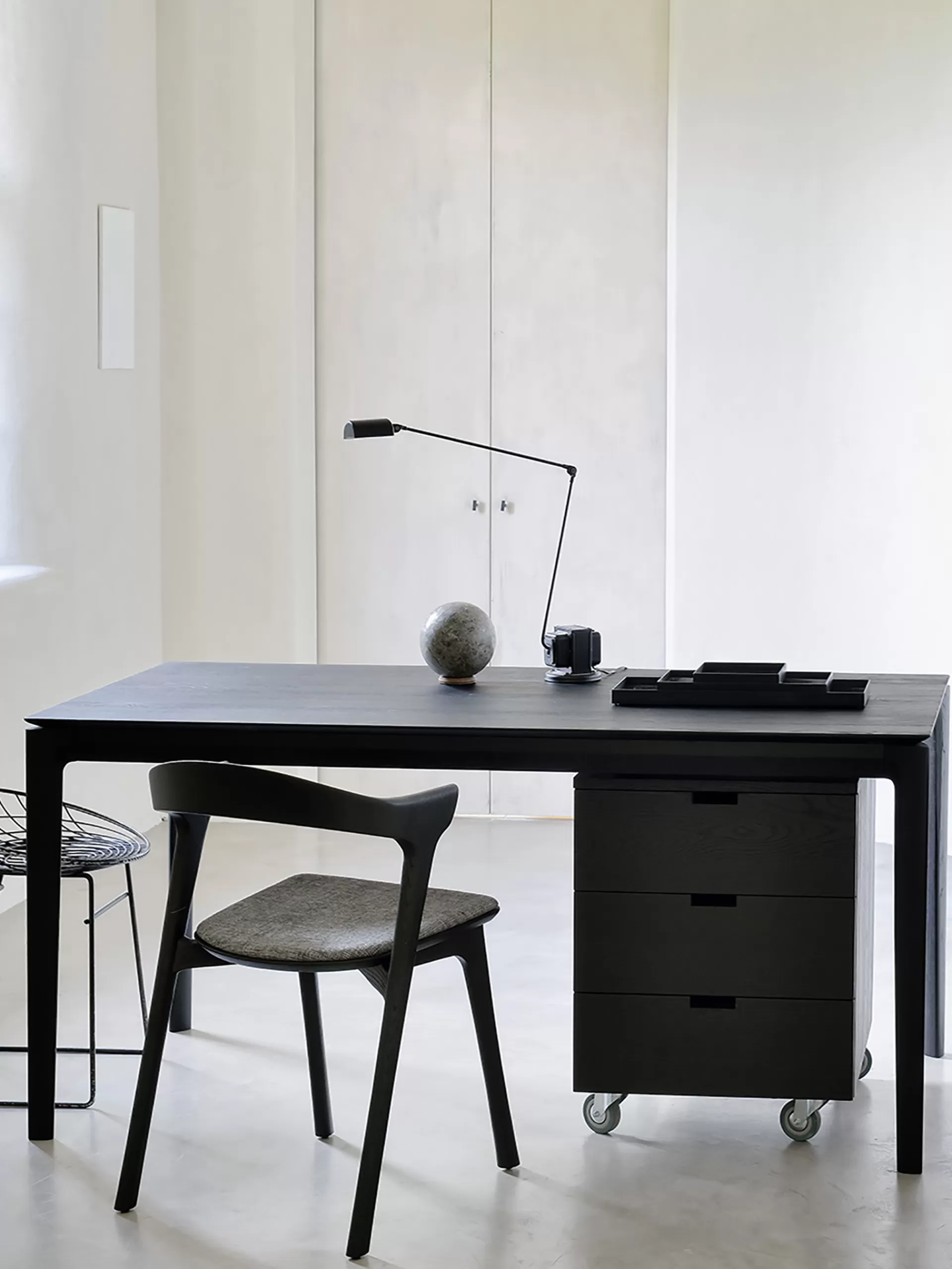 Table Bok En Chene Noir - L180 Cm<BENSIMON Clearance