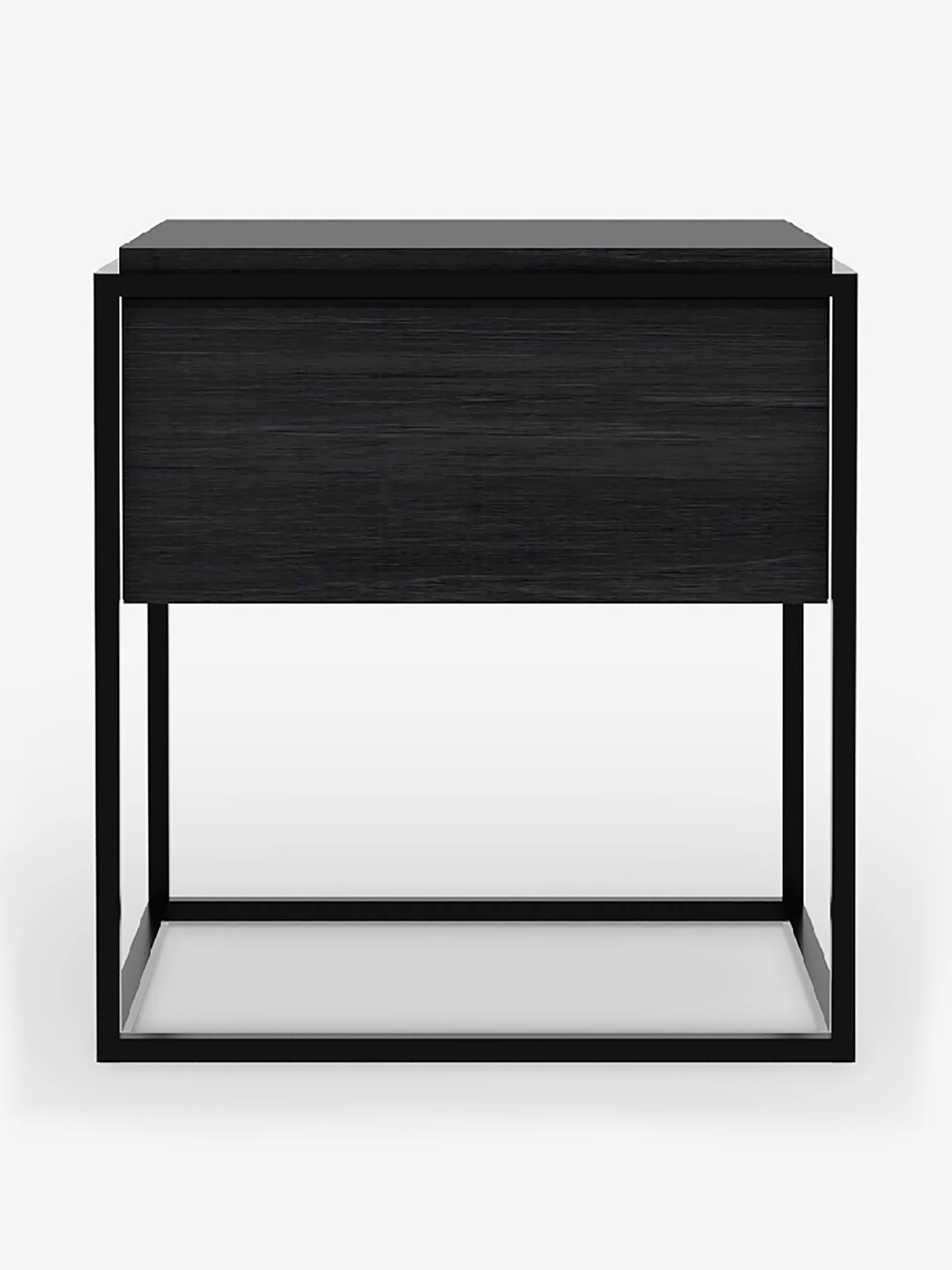 Table De Chevet Monolit En Chene Noir<BENSIMON New