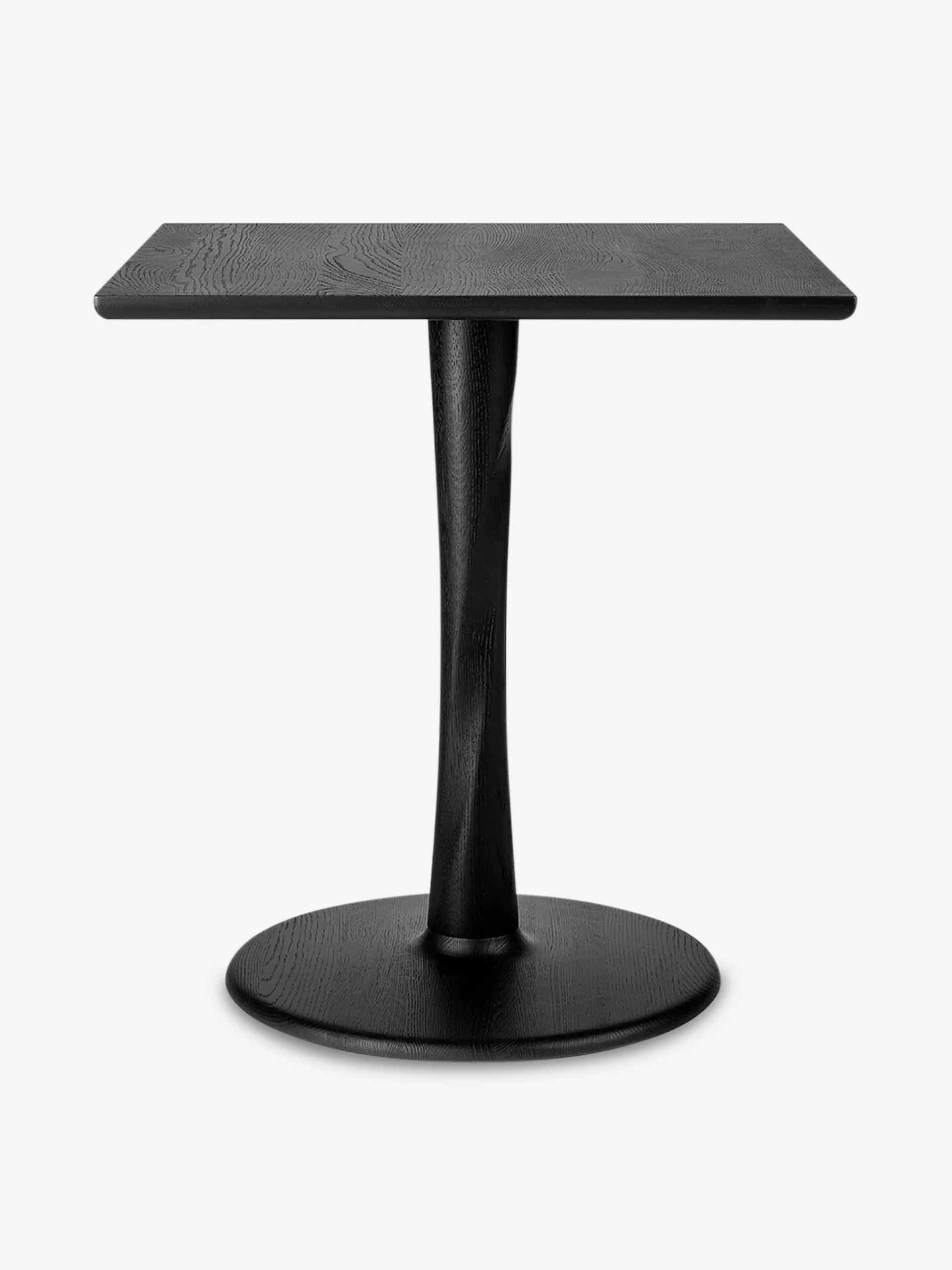 Table Torsion Carre En Chene Noir - L70 ...<BENSIMON Shop