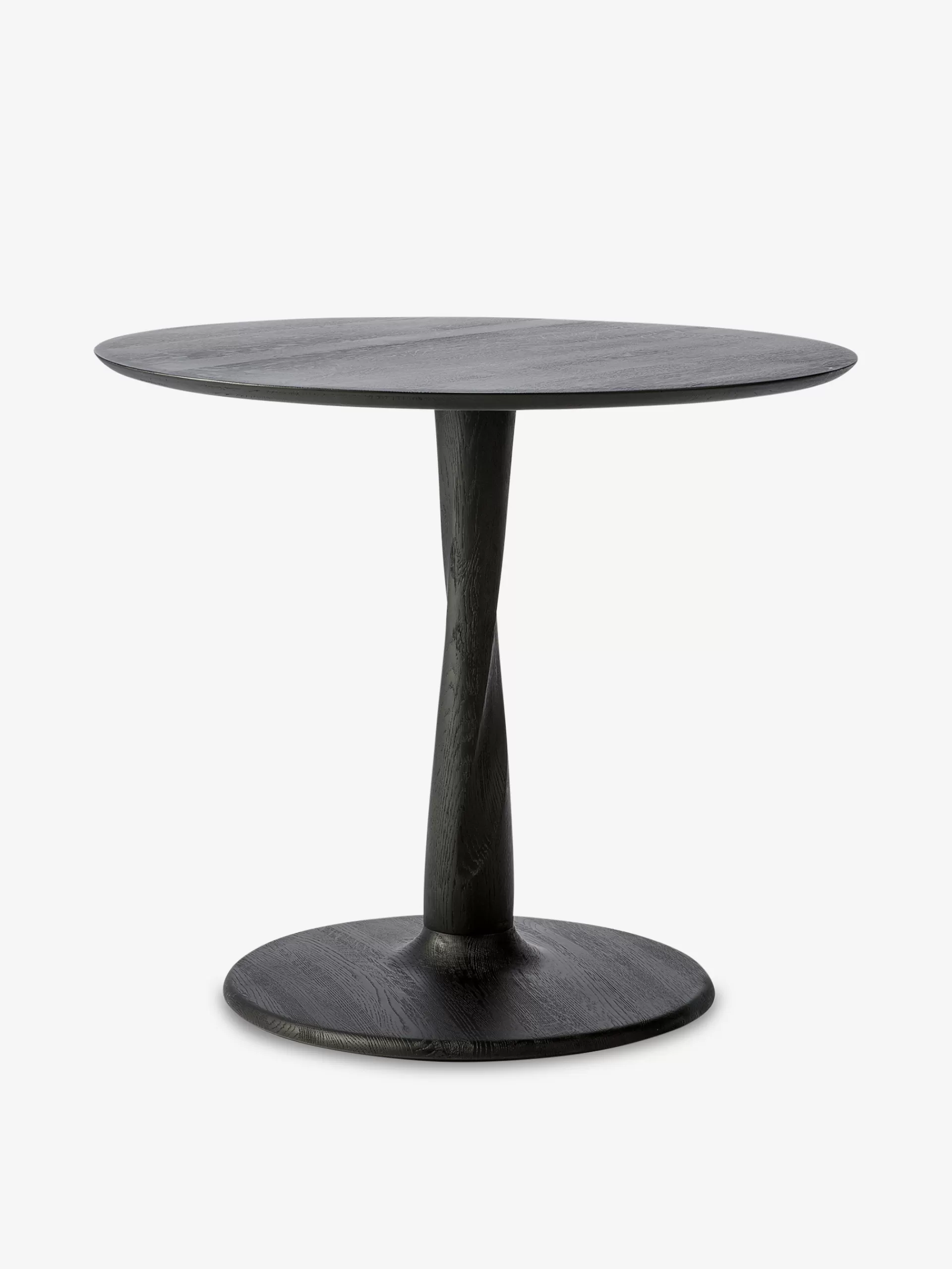 Table Torsion Ronde En Chene Noir D90<BENSIMON Cheap