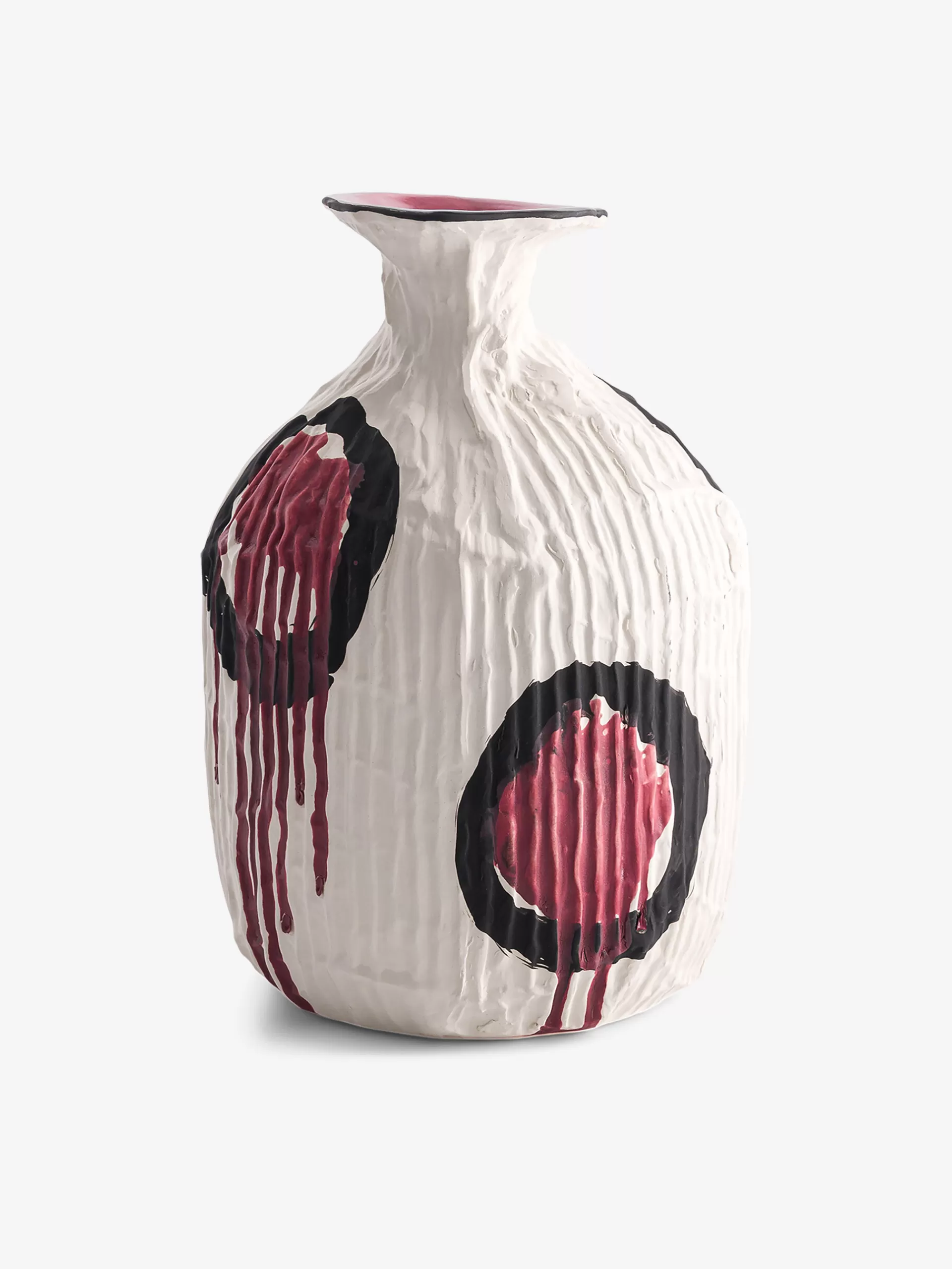 Vase Effet Papier Mache Dessin <BENSIMON Cheap