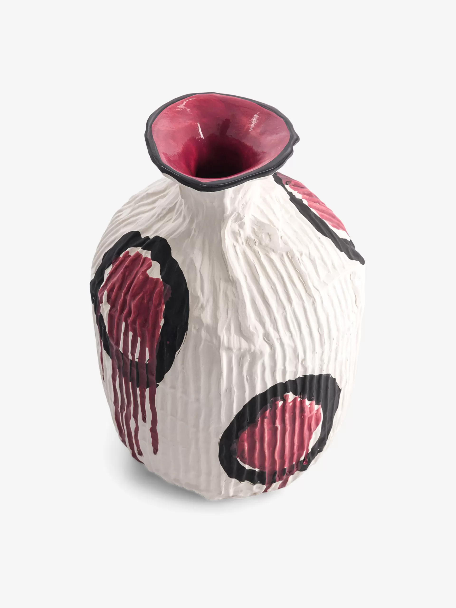 Vase Effet Papier Mache Dessin <BENSIMON Cheap