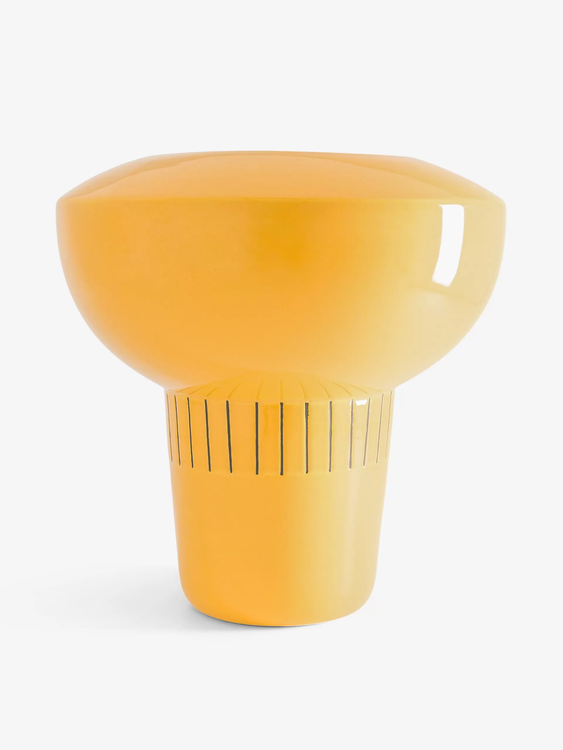 Vase Miller L Yellow H25<BENSIMON Cheap